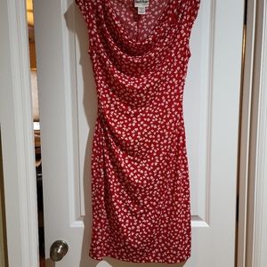 Womens super cute red & white dress.